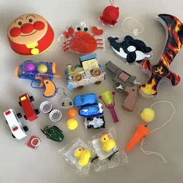 완구 묶음 판매 호빵맨 벌룬 소방차 구급차 자동차 총 쓰리코인즈