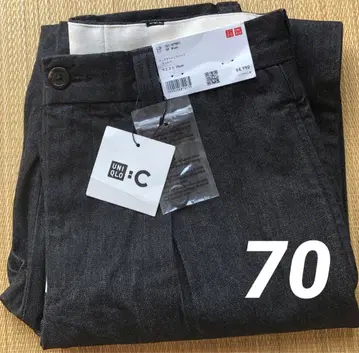 유니클로 턱 스트레이트 데님 팬츠 70 UNIQLO C