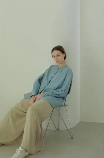 MANOF 마노프* 멋진 아치 오픈 시어 셔츠