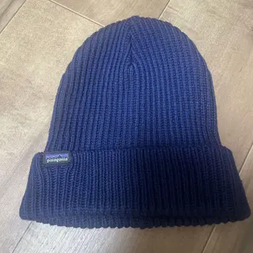 [ 미사용 ] patagonia 네이비 니트 모자 비니