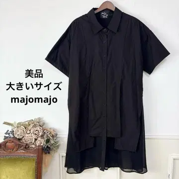 새상품급 빅 사이즈 majomajo 블랙 원피스