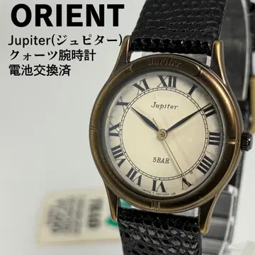 미사용품 ORIENT 오리엔트 주피터 쿼츠 손목시계 배터리 교환 완료
