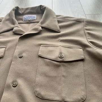 [레어] 새상품급 미국제 빈티지 클레이튼 반팔 셔츠 U.S. Navy