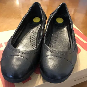 핏플랍 EUR 37 23cm 가죽 컴포트 블랙