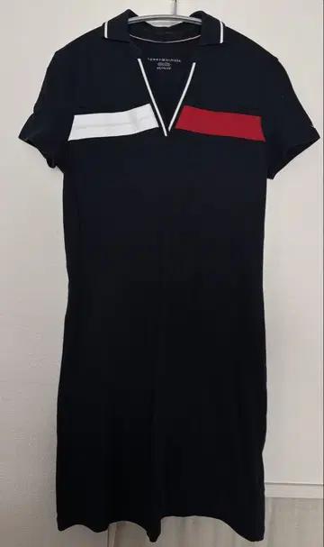TOMMY HILFIGER 반팔 피케 셔츠 원피스 xs