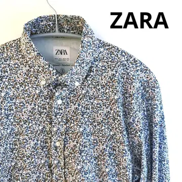 ZARA 긴팔 셔츠 올 패턴 셔츠 S 사이즈 자라 남성용