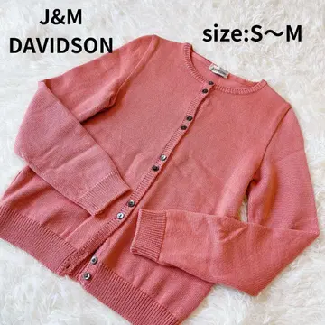 J&M DAVIDSON 니트 가디건 울 S-M 봄 색상
