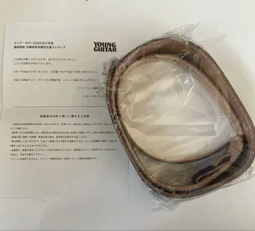 TUBE 하루하타 미치야 YOUNG GUITAR 콜라보 기타 스트랩