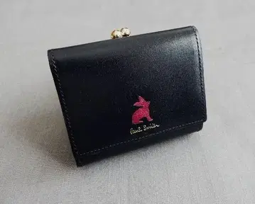 전시 미사용품 Paul Smith 토끼 미니 가마구치 3단 폴더형 지갑