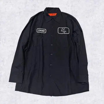 RED KAP Touchtex 레드캡 워크 셔츠 블랙 L