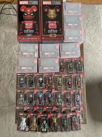 BE@RBRICK MARVEL 해피 복권 풀컴플리트 세트