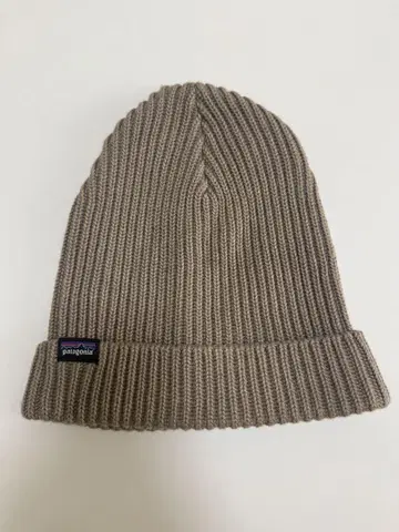 patagonia 베이지 니트 모자