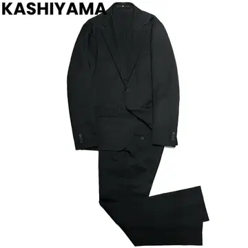 KASHIYAMA 스트레치 셋업 수트 46/82 블랙 정장 셀렉트