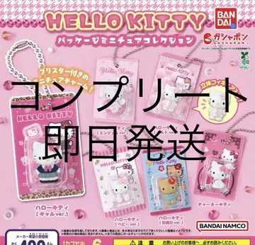 HELLO KITTY 패키지 미니어처 컬렉션 컴프 컴플리트