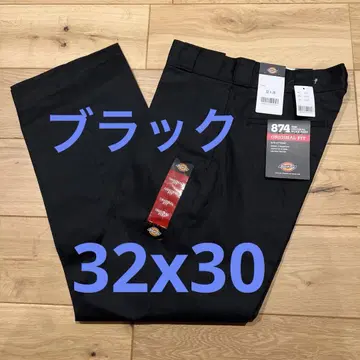 [ 미사용 새상품 ] 디키즈 874 워크 팬츠 32 x 30 블랙