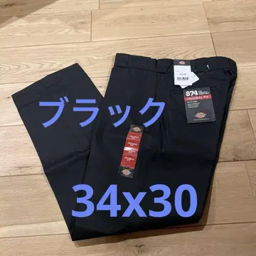 [ 미사용 새상품 ] 디키즈 874 워크 팬츠 34 x 30 블랙