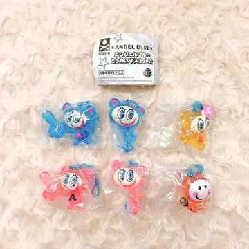 엔젤 블루 투명 마스코트 전 6종 풀 컴프