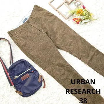 새상품급 URBAN RESEARCH 울 팬츠 (M 상당) 브라운