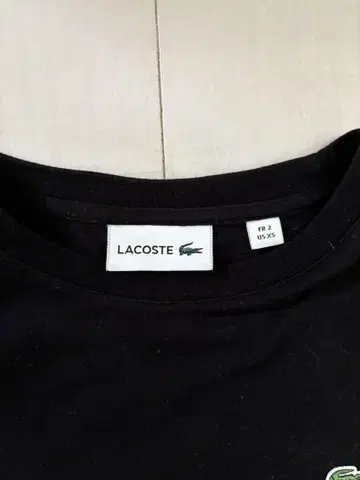 라코스테 T셔츠 size 2(US-XS)