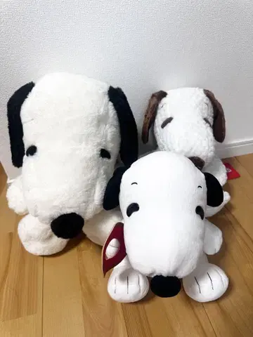 [ 새상품 ] 스누피 봉제 인형 대 3세트