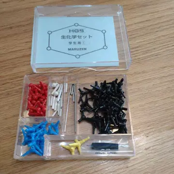 [ 거의 미사용 ] HGS 분자 모형 MARUZEN 생화학 세트 학생용
