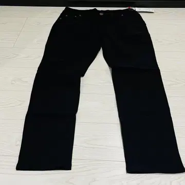 2장 세트 미사용 새상품급 블랙 스트레치 10부 팬츠