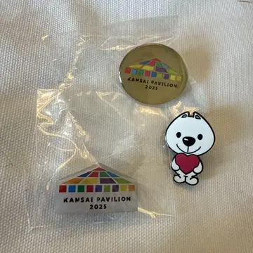 오사카 만박 간사이 파빌리온 KANSAI PAVILION 핀 배지 세트