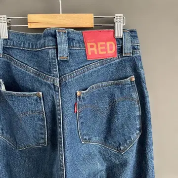 RIBCAGE BOOT 리바이스 RED 데님