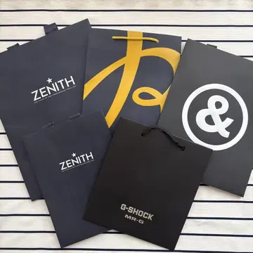 시계 브랜드 샵 쇼핑백 ZENITH G-SHOCK BREITLING 외