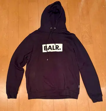 BALR. 보라 블랙 후드티 후디 S 사이즈