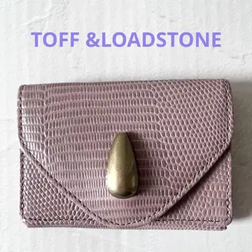 [ 레어 ] TOFF &LOADSTONE 3단 폴더형 지갑 마룬