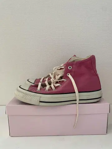 CONVERSE ALL STAR 핑크 하이컷 스니커즈 23.5