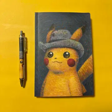 반 고흐 미술관 x 포켓몬 센터 볼펜 노트 고흐 피카츄