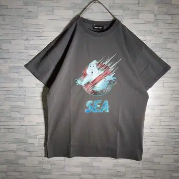 WIND AND SEA 콜라보T셔츠 고스트버스터즈 L WEB 한정판