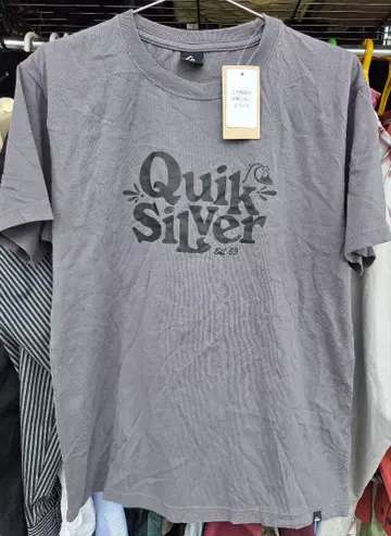Quiksilver T셔츠 그레이 Est. 69