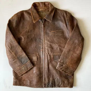 ACTION HOUSE leather flight jacket