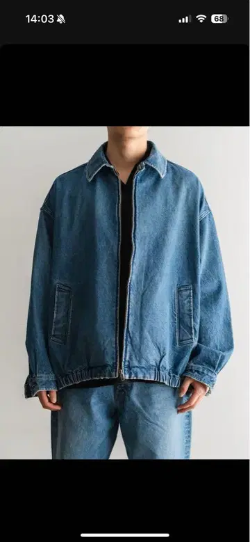 S.F.C 25SS 에스에프씨 워시드 데님 재킷 XL