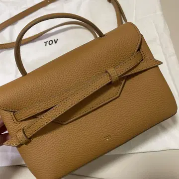 TOV 도브 백 카멜 베이지 MIMI S 투모로우랜드