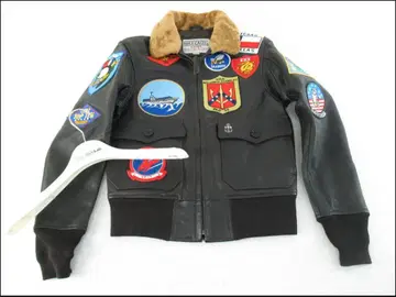 029 미사용 보관품 MAX CADYS 탑건 가죽 자켓 XS