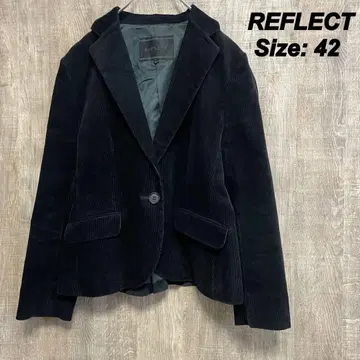 REFLECT 리플렉트 테일러드 자켓 블랙 코듀로이 XL