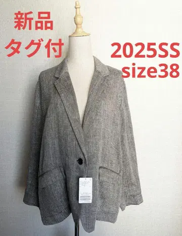 Spick&Span 스픽 앤 스팬 린넨 에어리 자켓 새상품 2025
