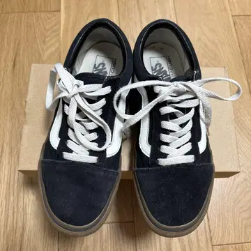 VANS 올드스쿨 검솔 24.5cm 블랙