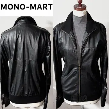 새상품에 가까운 새상품급 MONO-MART 양가죽 라무 가죽 라이더 자켓