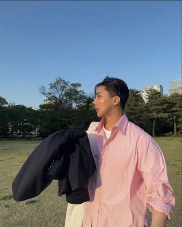 Logo Embroidery Oversized Shirt