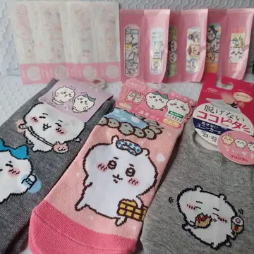 치이카와 (먼작귀) 양말 코코피타 밴드 묶음 판매 새상품