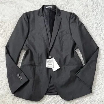 [ 미사용품 ] ZARA MAN 테일러드 자켓 빅 사이즈 그레이 패드