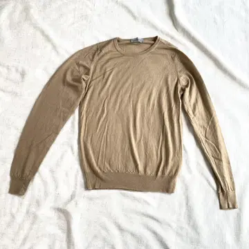 JOHN SMEDLEY 베이지 긴팔 스웨터