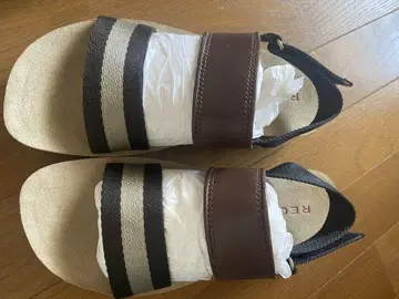 REGAL STANDARD 리갈 샌들 베이지 x 블랙 27cm?