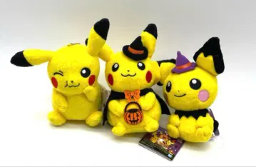 포켓몬 포켓몬스터 피카츄 매니아! 할로윈 봉제 인형 3개