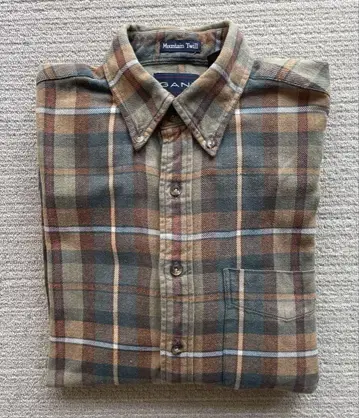 GANT 가인트 Mountain Twill 긴팔 플란넬 셔츠 L